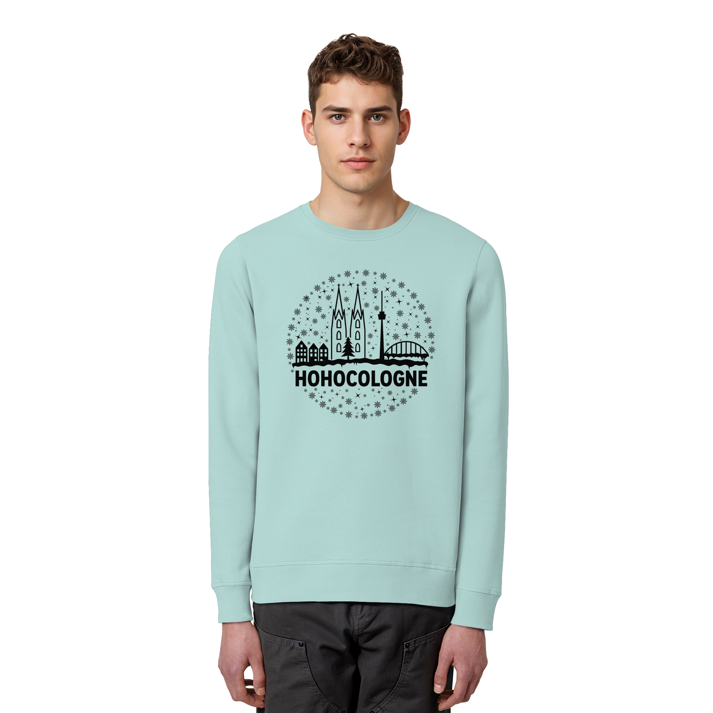 HOHOCologne Druck - Organic Basic Unisex Sweatshirt