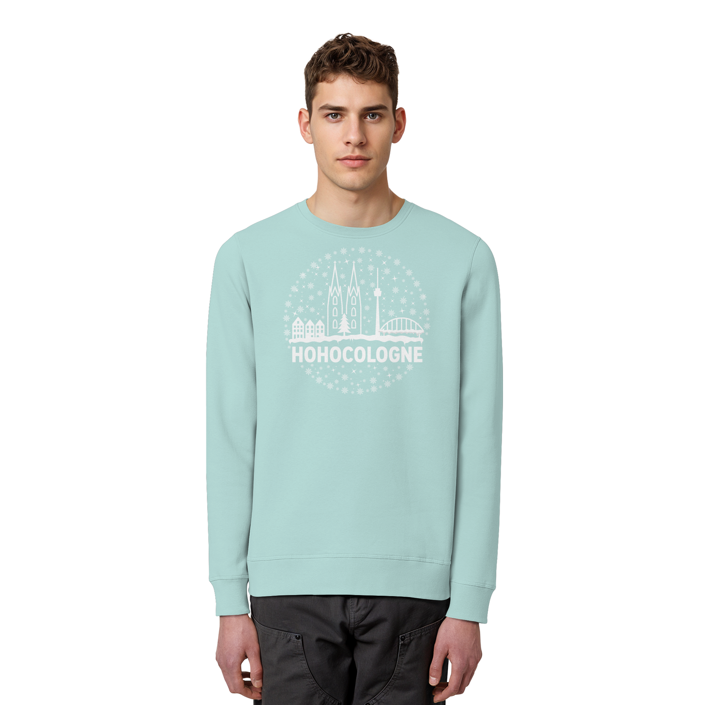 HOHOCologne Druck - Organic Basic Unisex Sweatshirt