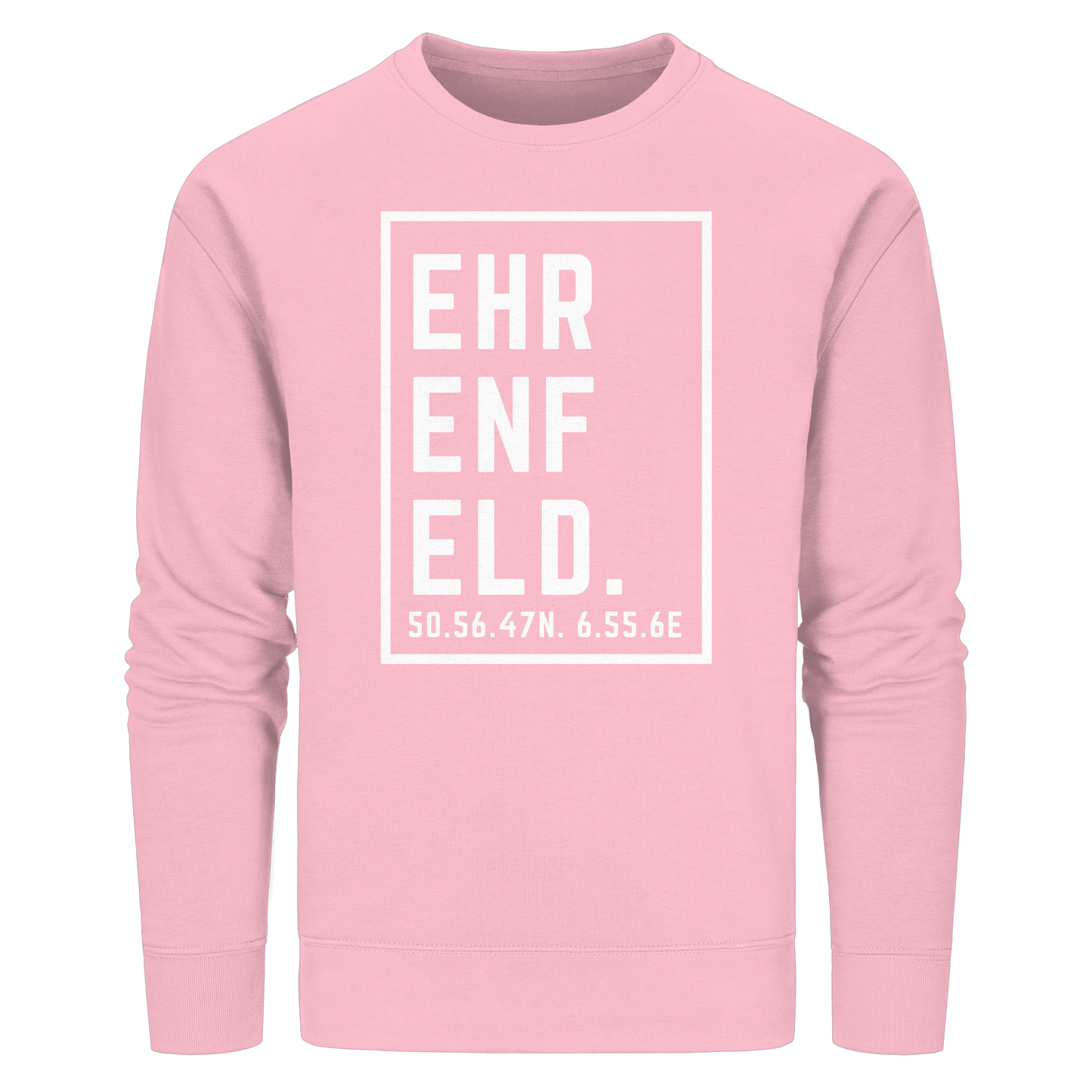 Ehrenfeld Koordinaten (großer Druck auf der Brust) - Organic Basic Unisex Sweatshirt