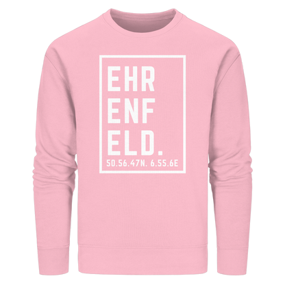 Ehrenfeld Koordinaten (großer Druck auf der Brust) - Organic Basic Unisex Sweatshirt