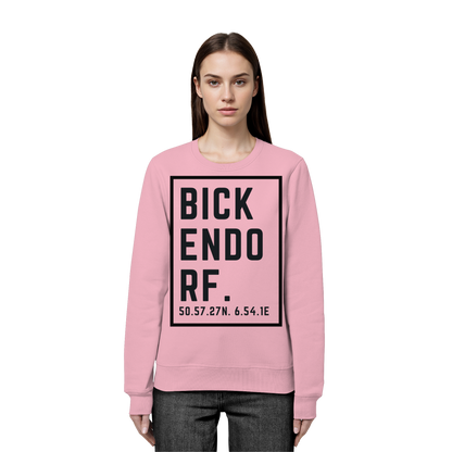 Bickendorf Koordinaten (großer Druck auf der Brust) - Organic Basic Unisex Sweatshirt