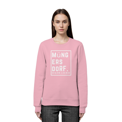 Müngersdorf Koordinaten (großer Druck auf der Brust) - Organic Basic Unisex Sweatshirt