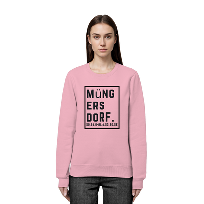 Müngersdorf Koordinaten (großer Druck auf der Brust) - Organic Basic Unisex Sweatshirt
