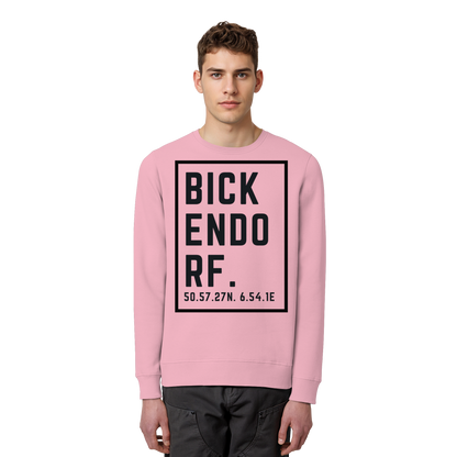 Bickendorf Koordinaten (großer Druck auf der Brust) - Organic Basic Unisex Sweatshirt