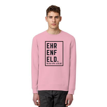 Ehrenfeld Koordinaten (großer Druck auf der Brust) - Organic Basic Unisex Sweatshirt