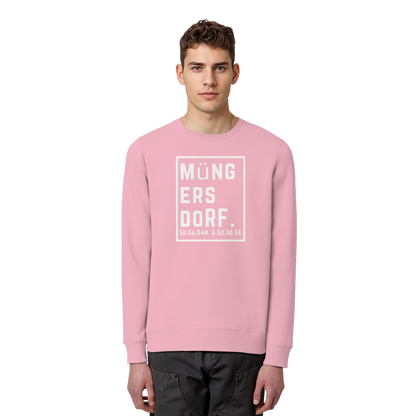 Müngersdorf Koordinaten (großer Druck auf der Brust) - Organic Basic Unisex Sweatshirt