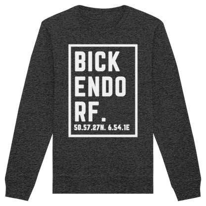 Bickendorf Koordinaten (großer Druck auf der Brust) - Organic Basic Unisex Sweatshirt