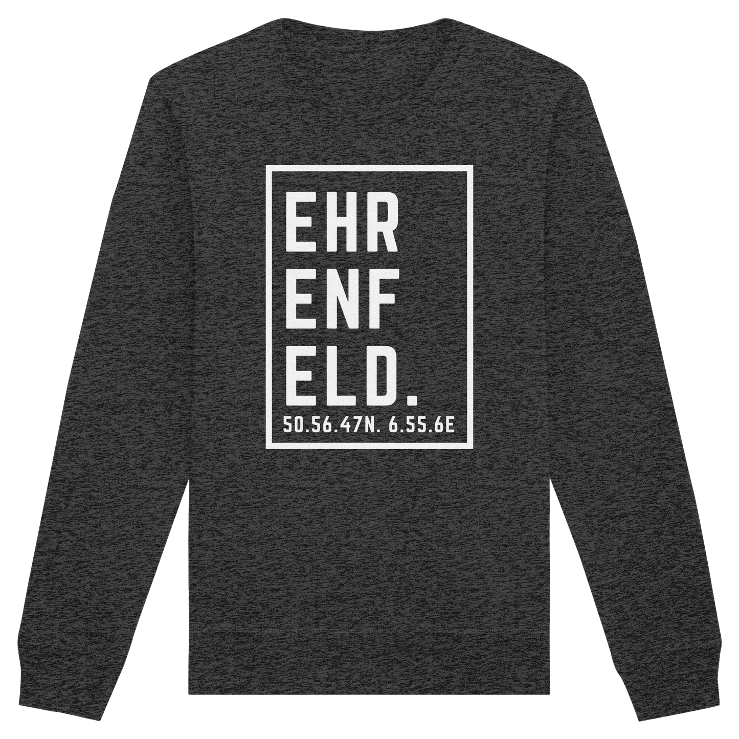 Ehrenfeld Koordinaten (großer Druck auf der Brust) - Organic Basic Unisex Sweatshirt