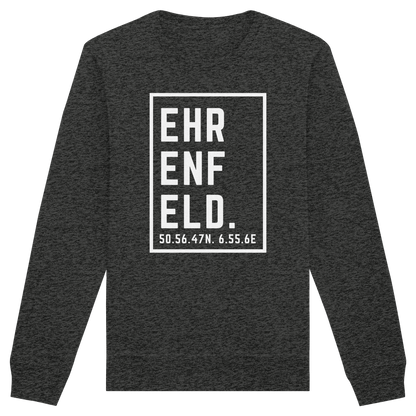 Ehrenfeld Koordinaten (großer Druck auf der Brust) - Organic Basic Unisex Sweatshirt