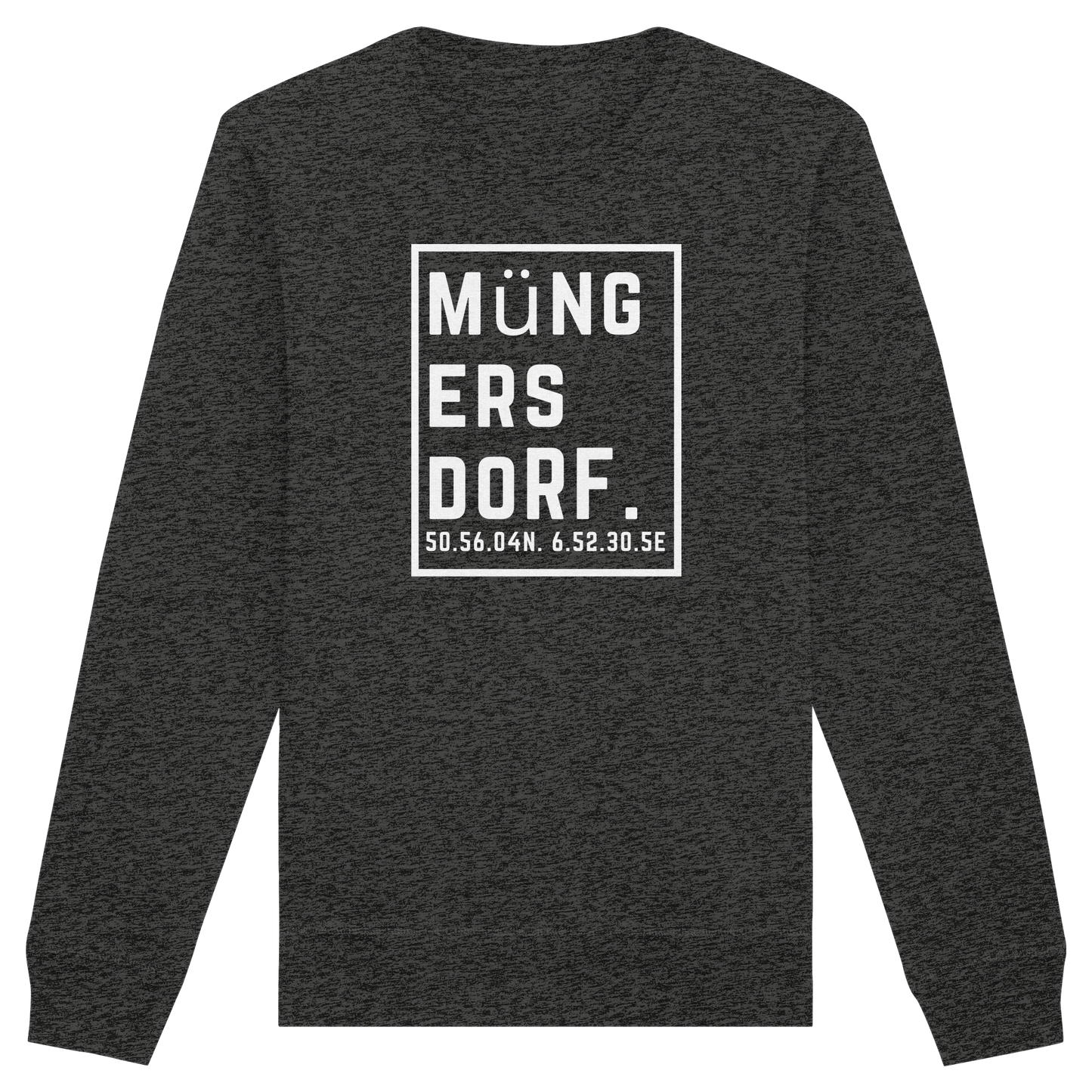 Müngersdorf Koordinaten (großer Druck auf der Brust) - Organic Basic Unisex Sweatshirt