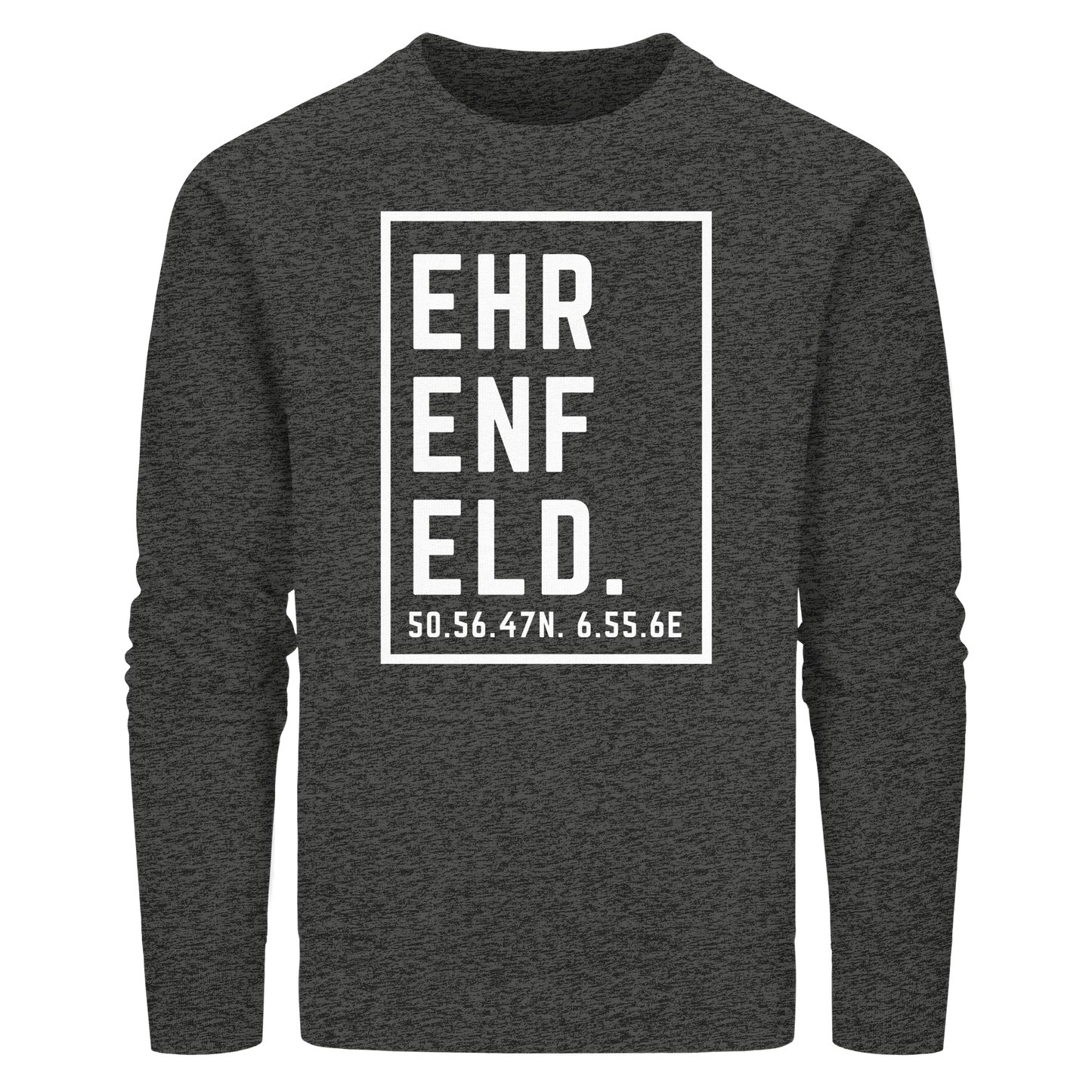 Ehrenfeld Koordinaten (großer Druck auf der Brust) - Organic Basic Unisex Sweatshirt
