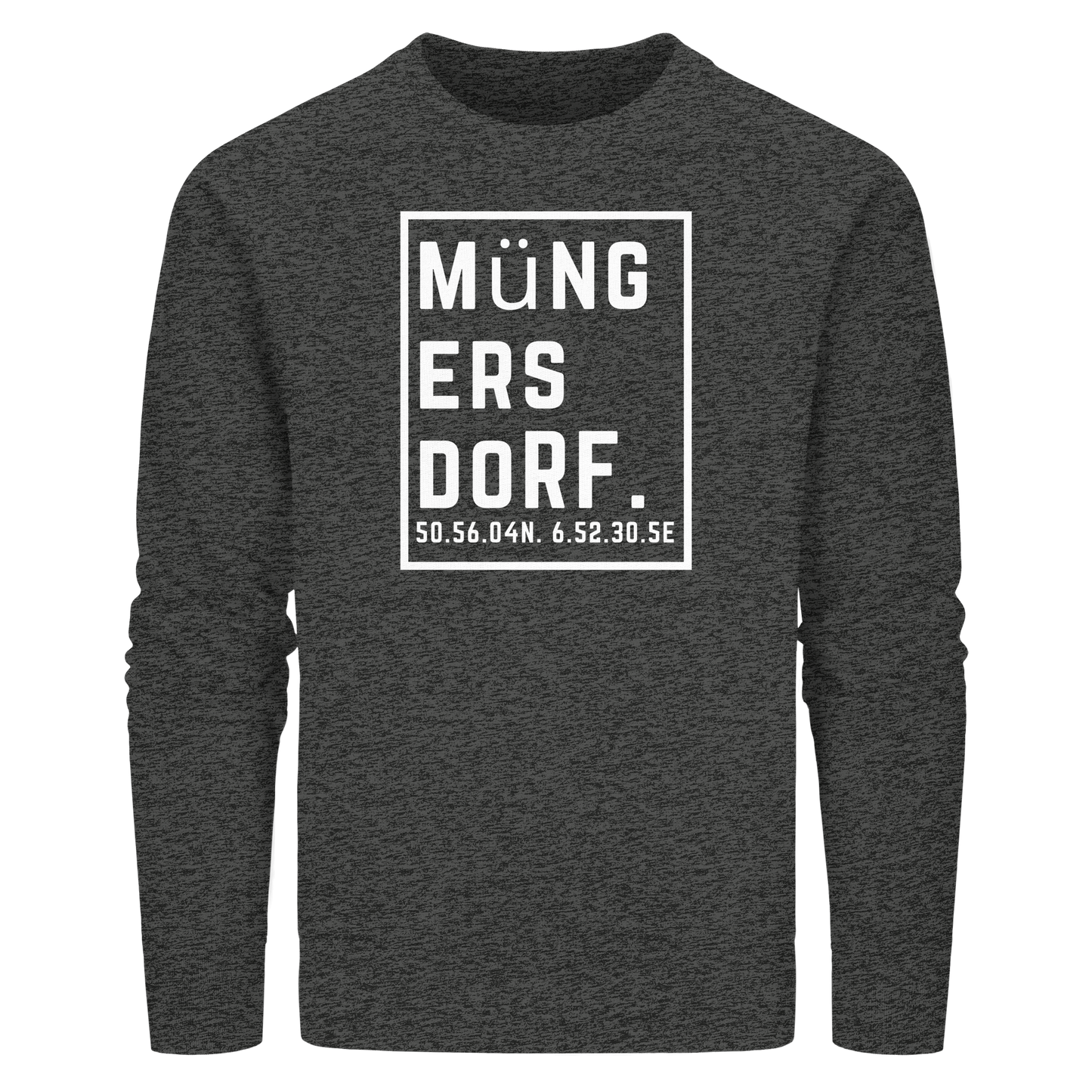 Müngersdorf Koordinaten (großer Druck auf der Brust) - Organic Basic Unisex Sweatshirt
