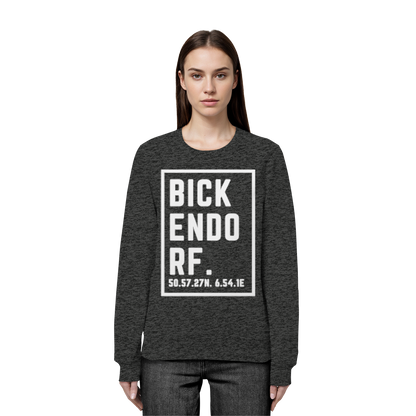 Bickendorf Koordinaten (großer Druck auf der Brust) - Organic Basic Unisex Sweatshirt