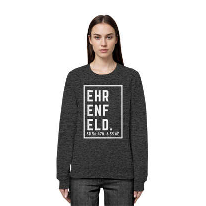 Ehrenfeld Koordinaten (großer Druck auf der Brust) - Organic Basic Unisex Sweatshirt