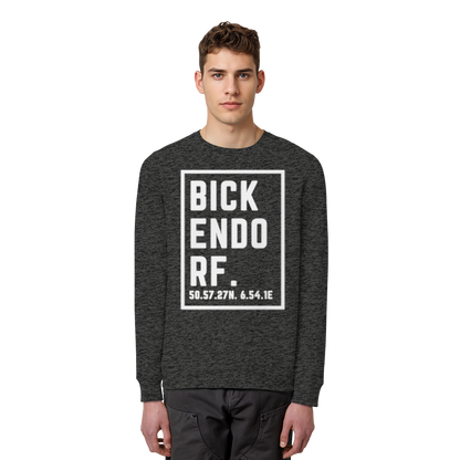 Bickendorf Koordinaten (großer Druck auf der Brust) - Organic Basic Unisex Sweatshirt