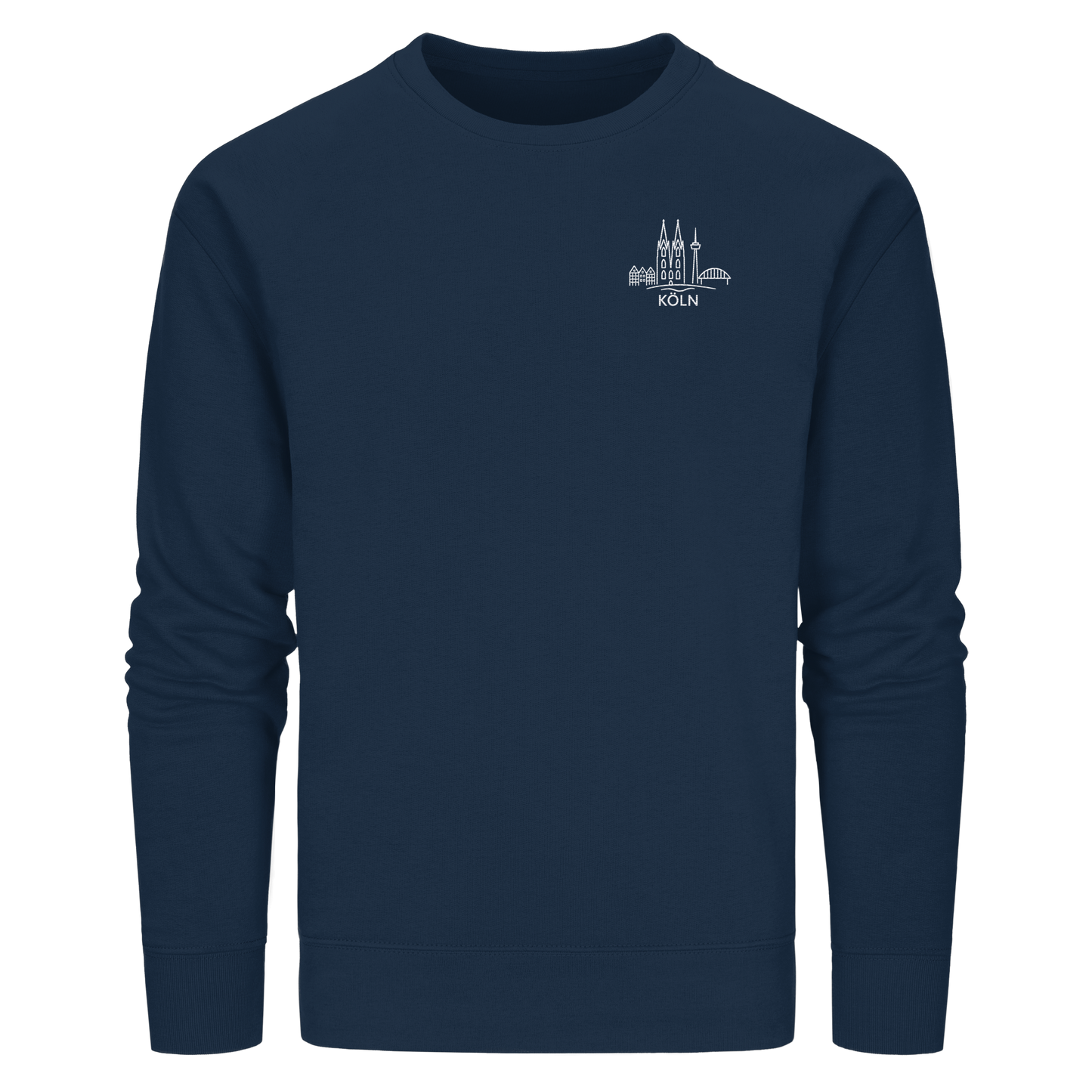 Köln Skyline Stick - Organic Basic Unisex Sweatshirt