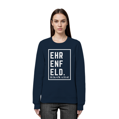 Ehrenfeld Koordinaten (großer Druck auf der Brust) - Organic Basic Unisex Sweatshirt