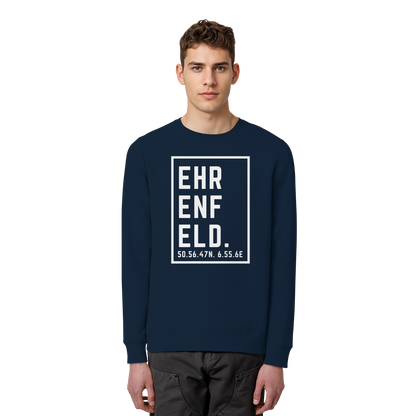 Ehrenfeld Koordinaten (großer Druck auf der Brust) - Organic Basic Unisex Sweatshirt