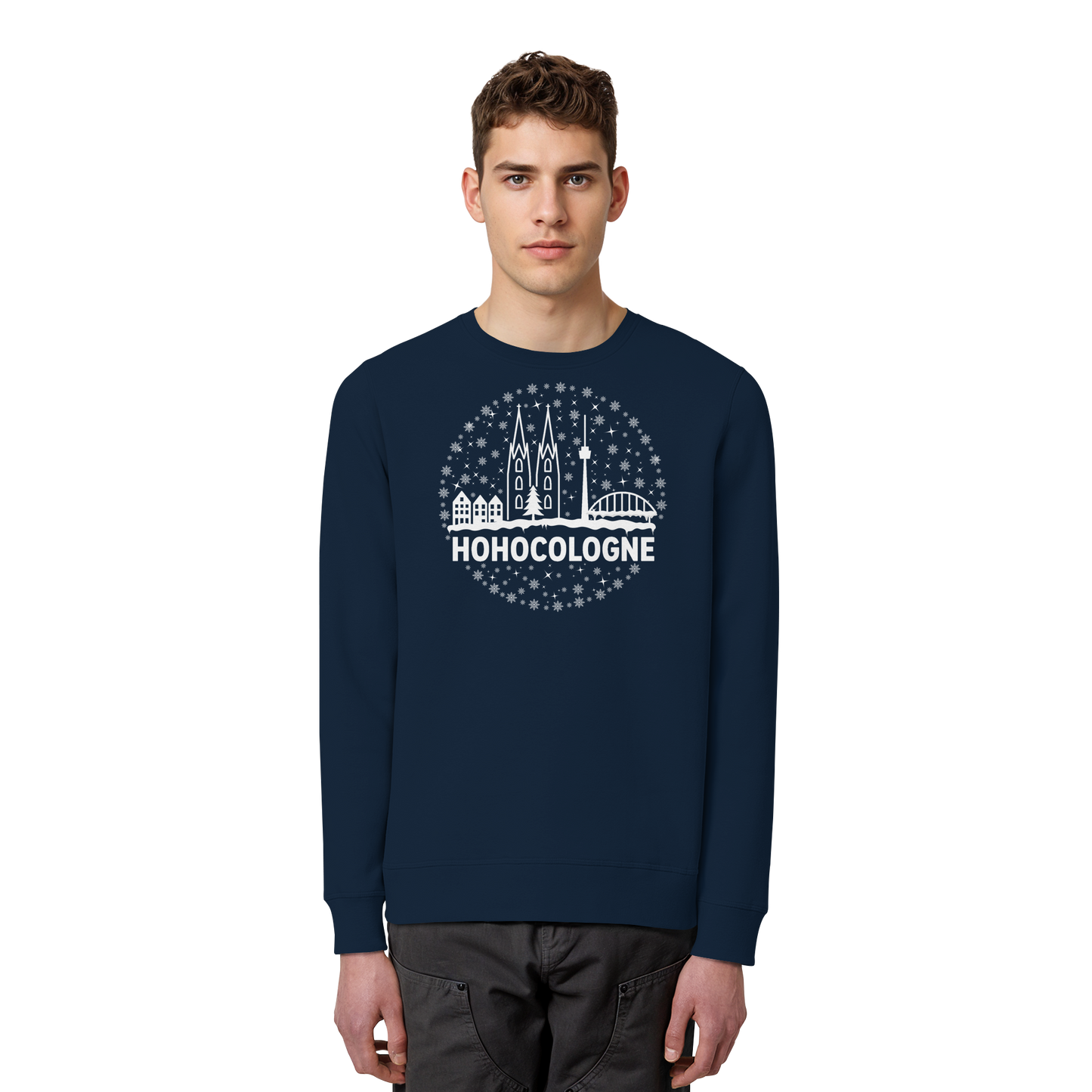 HOHOCologne Druck - Organic Basic Unisex Sweatshirt