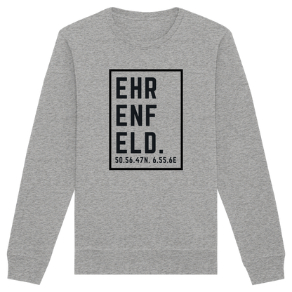Ehrenfeld Koordinaten (großer Druck auf der Brust) - Organic Basic Unisex Sweatshirt