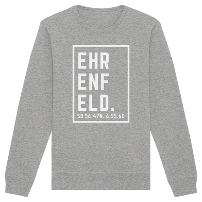 Ehrenfeld Koordinaten (großer Druck auf der Brust) - Organic Basic Unisex Sweatshirt