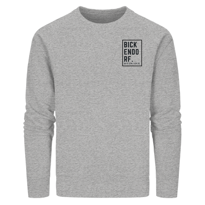 Bickendorf Koordinaten (kleiner Druck auf der Brust) - Organic Basic Unisex Sweatshirt