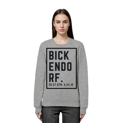 Bickendorf Koordinaten (großer Druck auf der Brust) - Organic Basic Unisex Sweatshirt