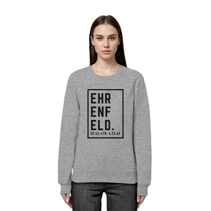 Ehrenfeld Koordinaten (großer Druck auf der Brust) - Organic Basic Unisex Sweatshirt