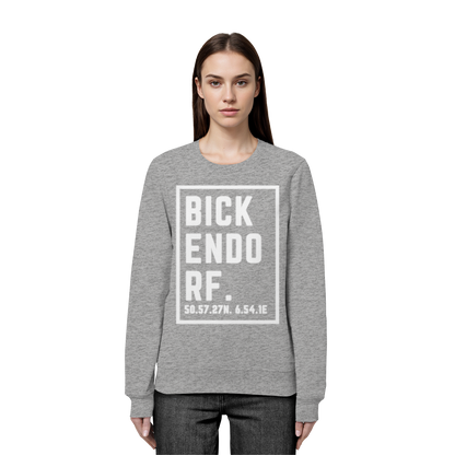 Bickendorf Koordinaten (großer Druck auf der Brust) - Organic Basic Unisex Sweatshirt
