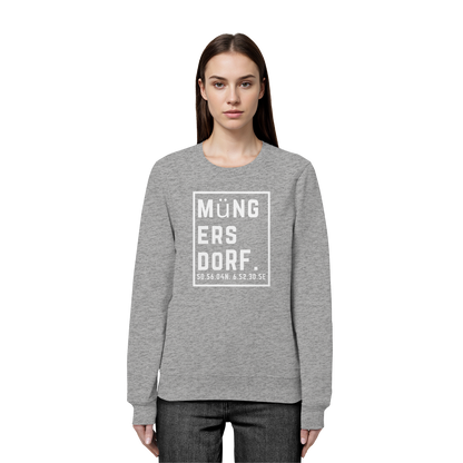 Müngersdorf Koordinaten (großer Druck auf der Brust) - Organic Basic Unisex Sweatshirt