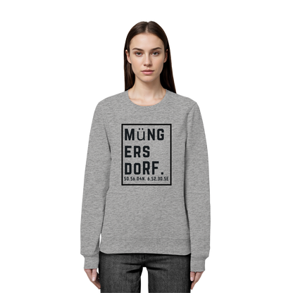 Müngersdorf Koordinaten (großer Druck auf der Brust) - Organic Basic Unisex Sweatshirt