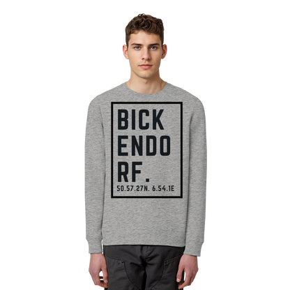 Bickendorf Koordinaten (großer Druck auf der Brust) - Organic Basic Unisex Sweatshirt