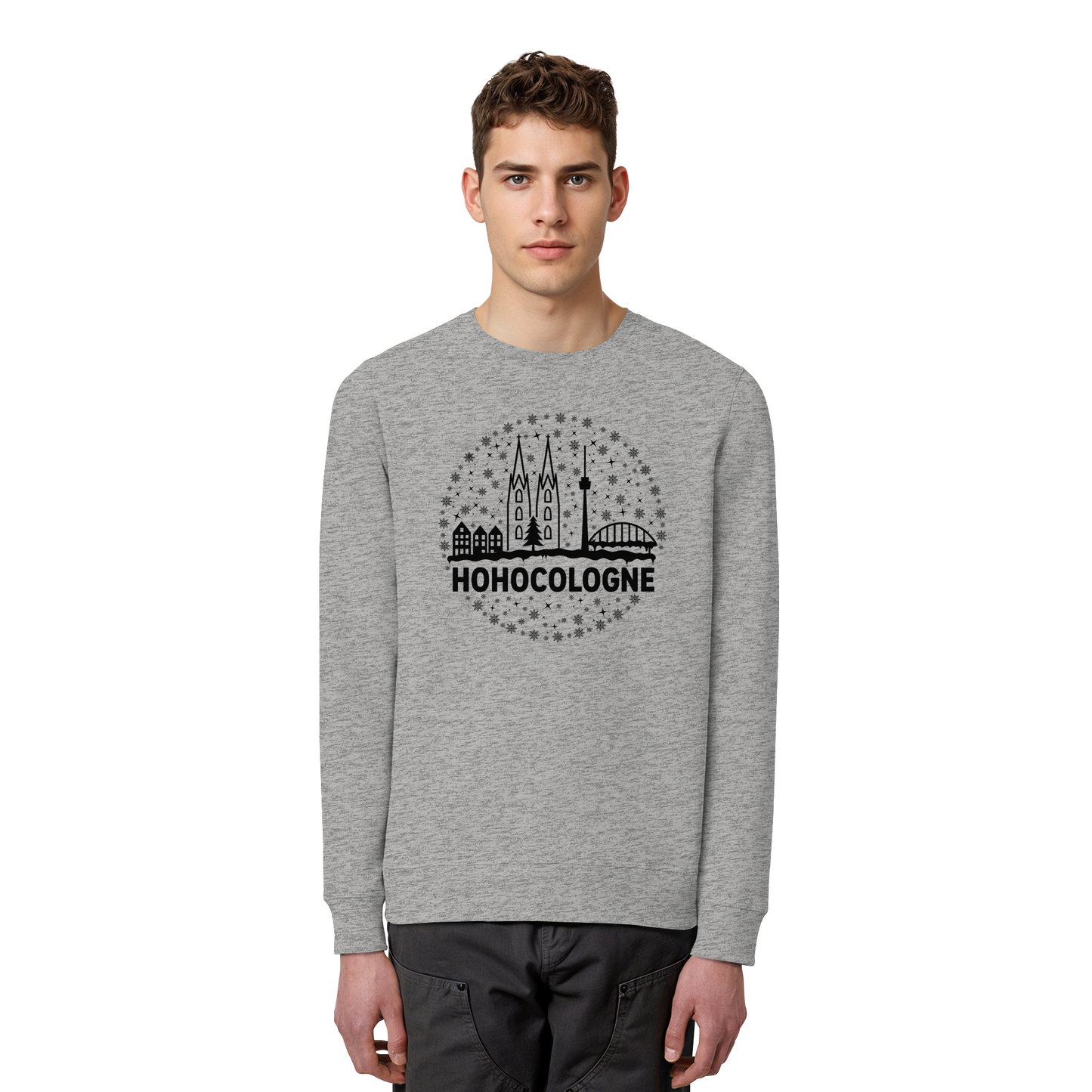 HOHOCologne Druck - Organic Basic Unisex Sweatshirt