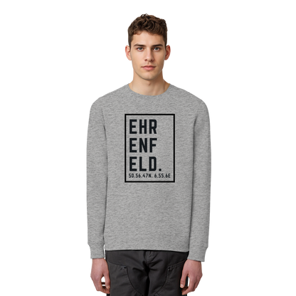 Ehrenfeld Koordinaten (großer Druck auf der Brust) - Organic Basic Unisex Sweatshirt