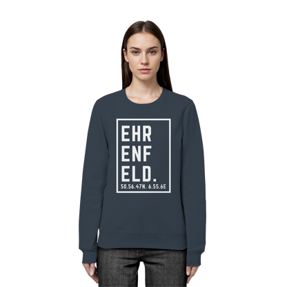 Ehrenfeld Koordinaten (großer Druck auf der Brust) - Organic Basic Unisex Sweatshirt