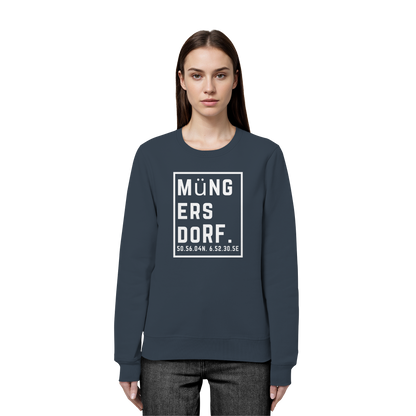 Müngersdorf Koordinaten (großer Druck auf der Brust) - Organic Basic Unisex Sweatshirt