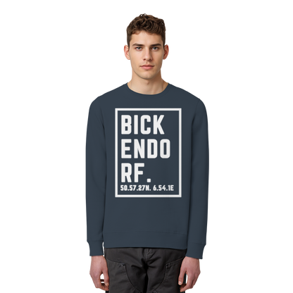 Bickendorf Koordinaten (großer Druck auf der Brust) - Organic Basic Unisex Sweatshirt