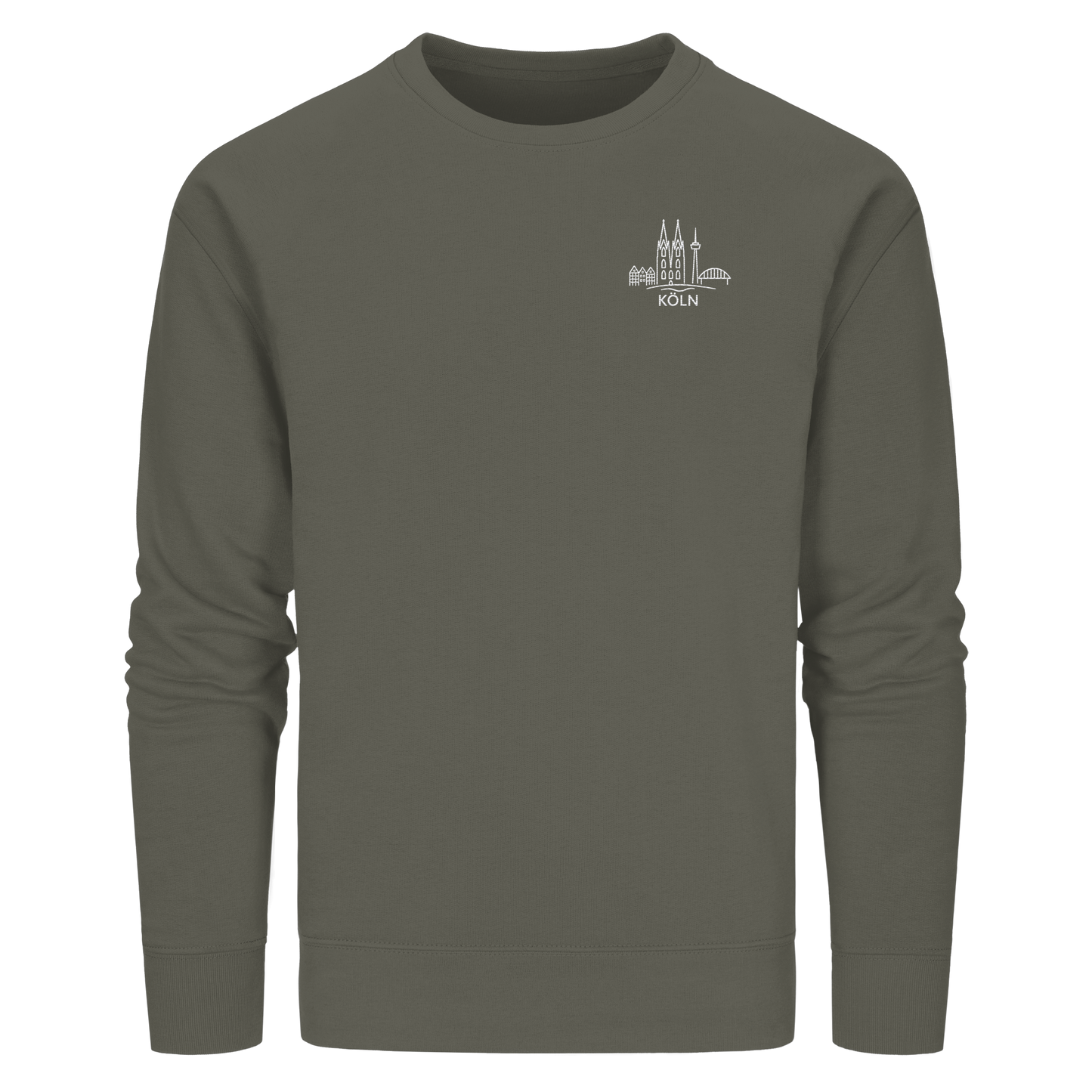 Köln Skyline Stick - Organic Basic Unisex Sweatshirt