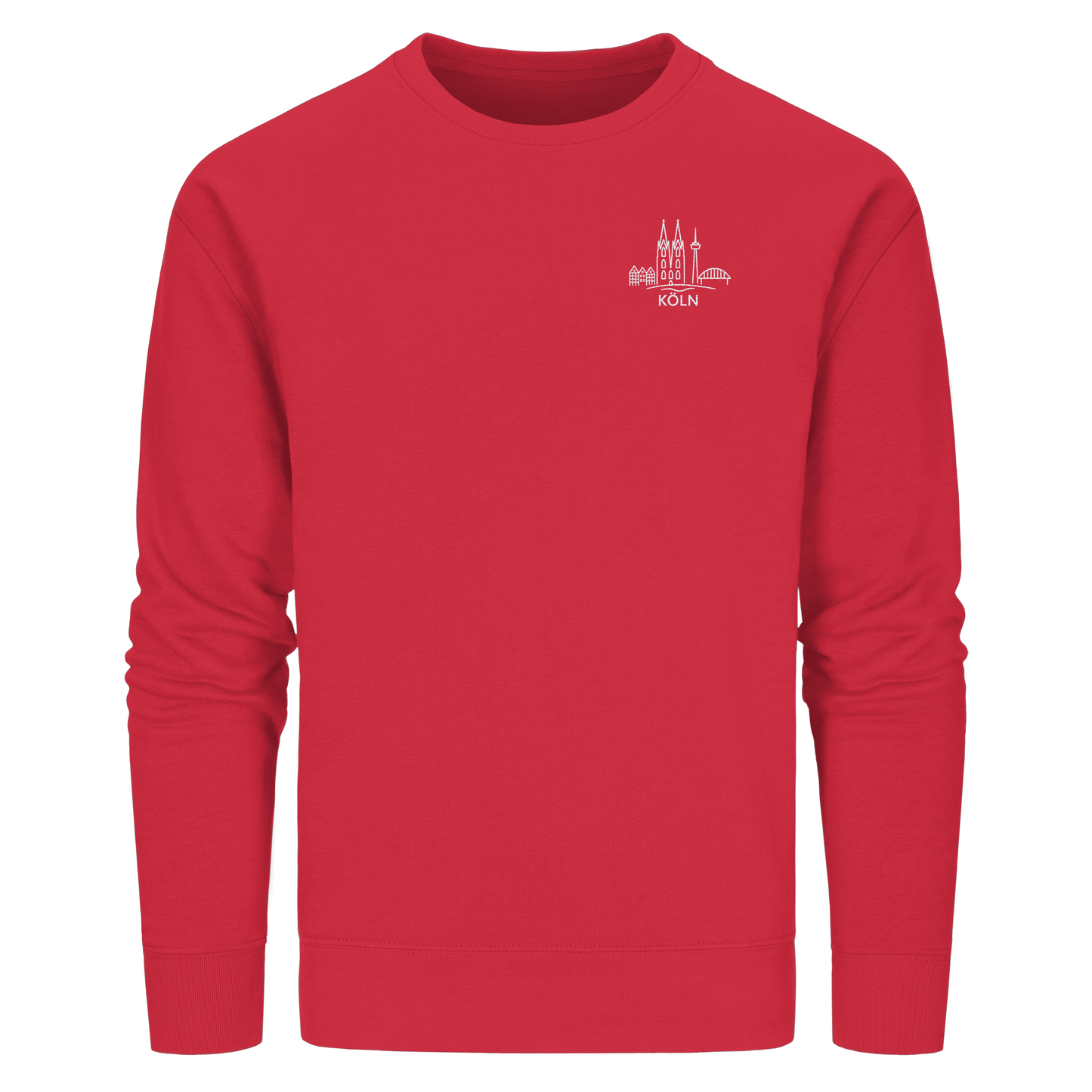 Köln Skyline Stick - Organic Basic Unisex Sweatshirt