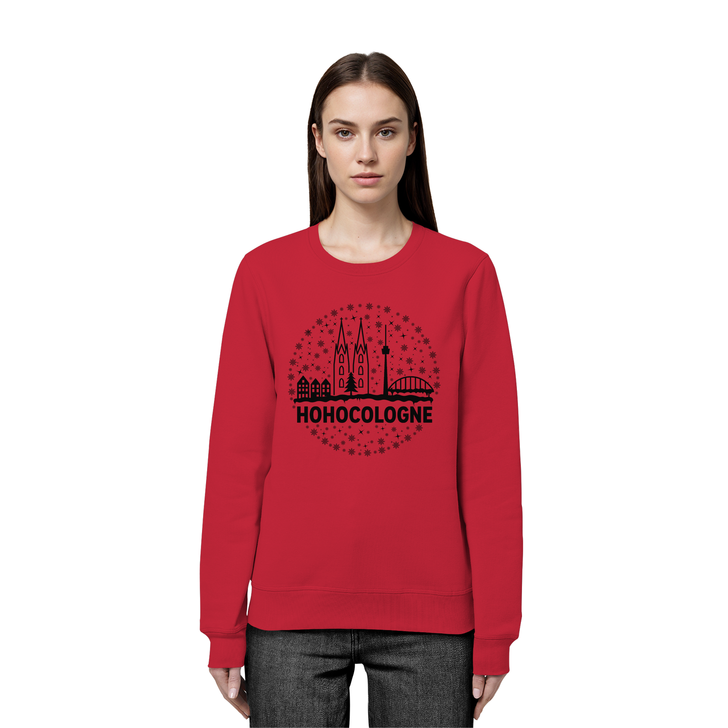 HOHOCologne Druck - Organic Basic Unisex Sweatshirt