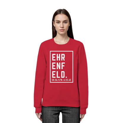 Ehrenfeld Koordinaten (großer Druck auf der Brust) - Organic Basic Unisex Sweatshirt