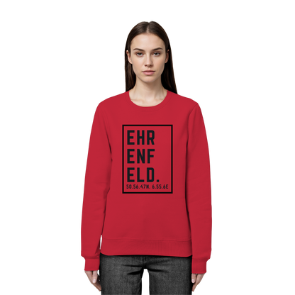 Ehrenfeld Koordinaten (großer Druck auf der Brust) - Organic Basic Unisex Sweatshirt