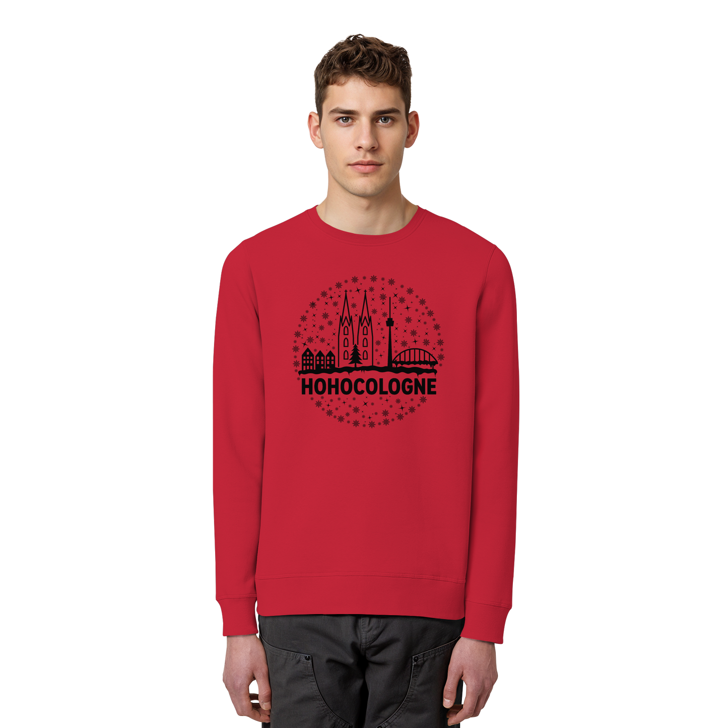 HOHOCologne Druck - Organic Basic Unisex Sweatshirt