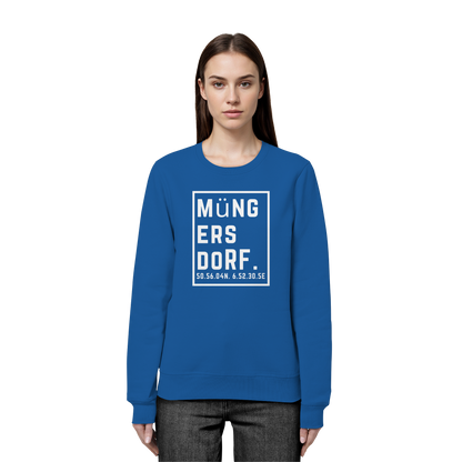 Müngersdorf Koordinaten (großer Druck auf der Brust) - Organic Basic Unisex Sweatshirt