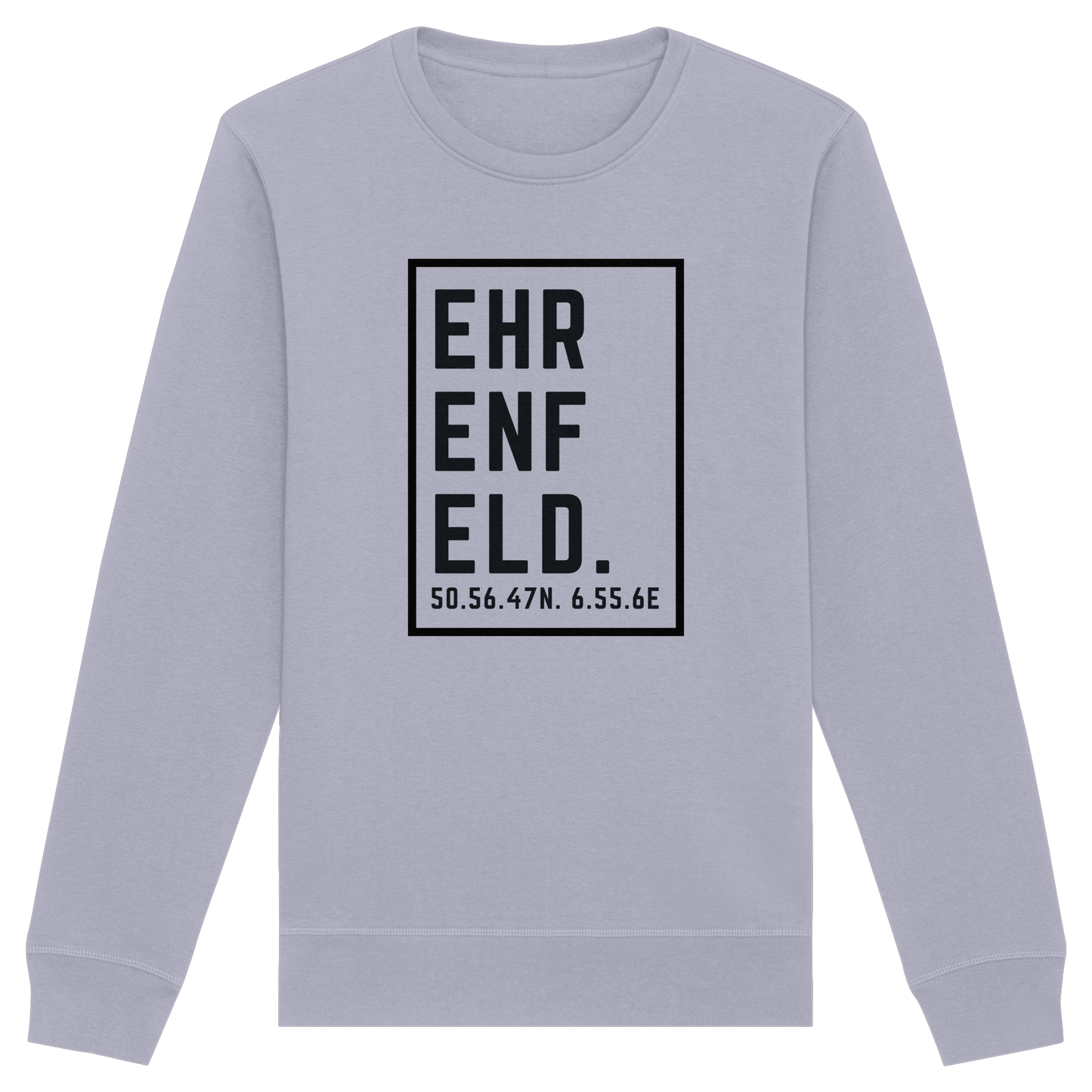 Ehrenfeld Koordinaten (großer Druck auf der Brust) - Organic Basic Unisex Sweatshirt