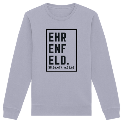 Ehrenfeld Koordinaten (großer Druck auf der Brust) - Organic Basic Unisex Sweatshirt