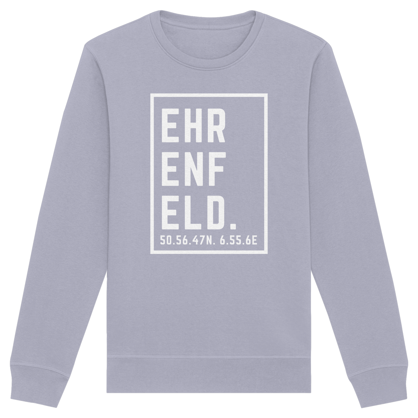 Ehrenfeld Koordinaten (großer Druck auf der Brust) - Organic Basic Unisex Sweatshirt