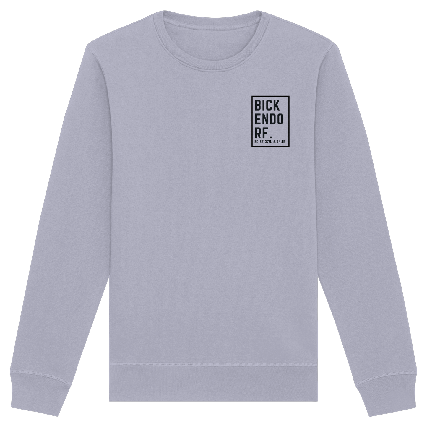 Bickendorf Koordinaten (kleiner Druck auf der Brust) - Organic Basic Unisex Sweatshirt