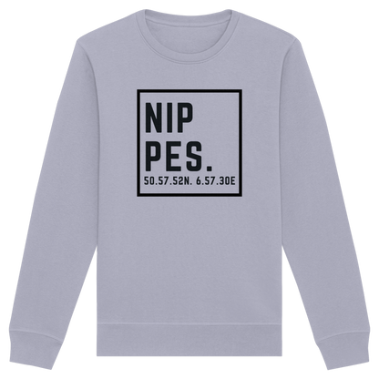 Nippes Koordinaten (großer Druck auf der Brust) - Organic Basic Unisex Sweatshirt