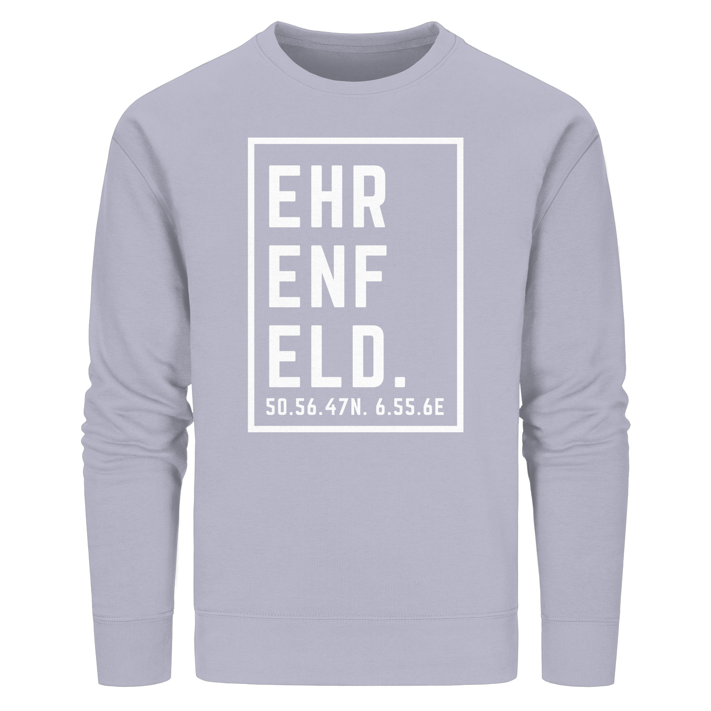 Ehrenfeld Koordinaten (großer Druck auf der Brust) - Organic Basic Unisex Sweatshirt